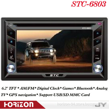 Car Double DIN DVD Player Stc-6803 Car Stereo and DVD Players, Bluetooth, Games